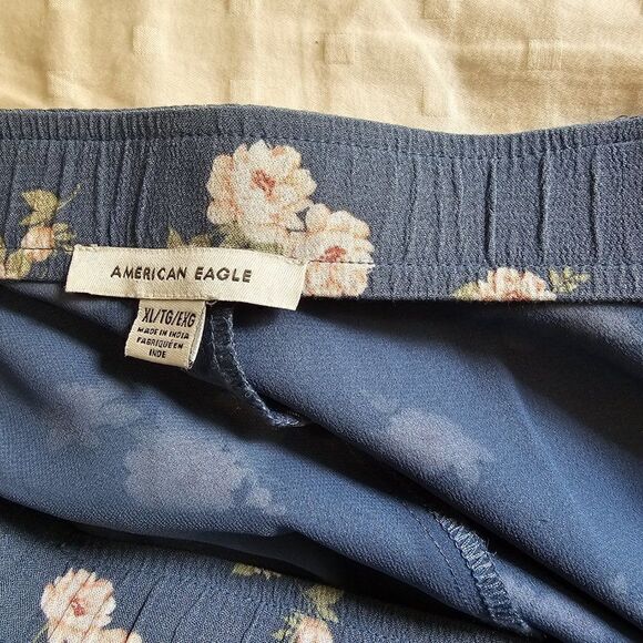 EUC AMERICAN EAGLE OUTFITTERS FLORAL MINI SKIRT SIZE XL - Picture 12 of 14
